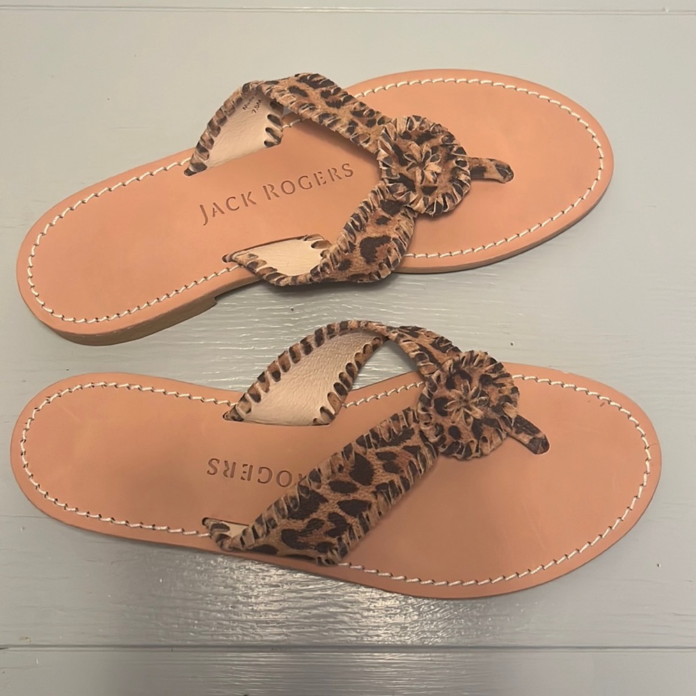 Jack Roger’s Ro Sandal Leopard Suede